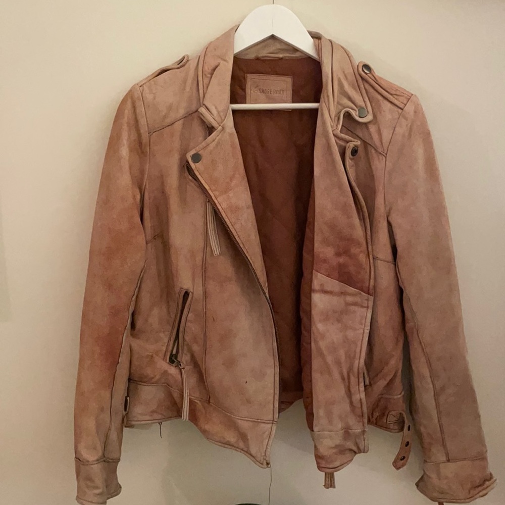6 Shore Road Blush Pink Jacket - 100% leather